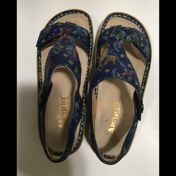 Alegria KEN-158 Kendra Leather T-Strap Sandals - Picture 6 of 16